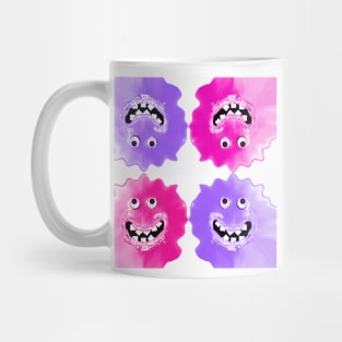 Slime Jelly Monster Emoji Pixel Smiling Face Mug